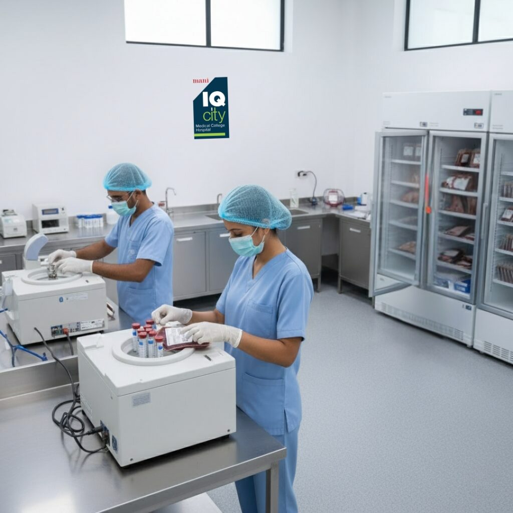 Medical students observing a procedure