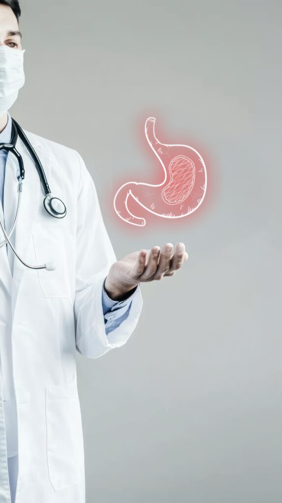 Medical students observing a procedure