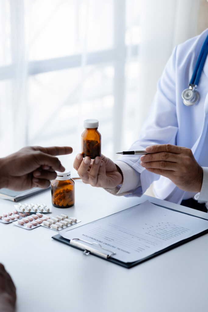 Medical students observing a procedure